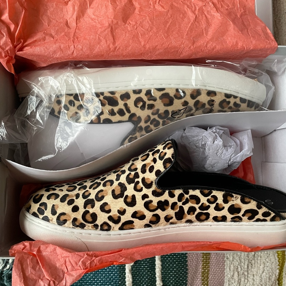 NWT Sole Society Leopard Print Women's Sneakers
